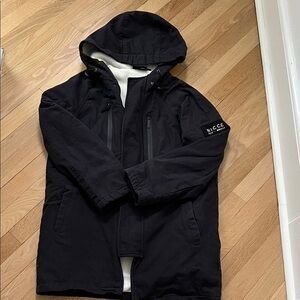 Nicce Men's Black Parka with Hood
